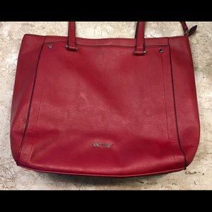 DONATED Nine West crimson red handbag